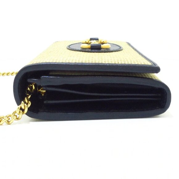 GUCCI Horsebit Beige Dark Navy Canvas Leather - 764-081625 - Picture 3 of 13